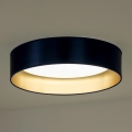 Duolla - Plafón LED ROLLER LED/24W/230V diá. 45 cm azul/dorado