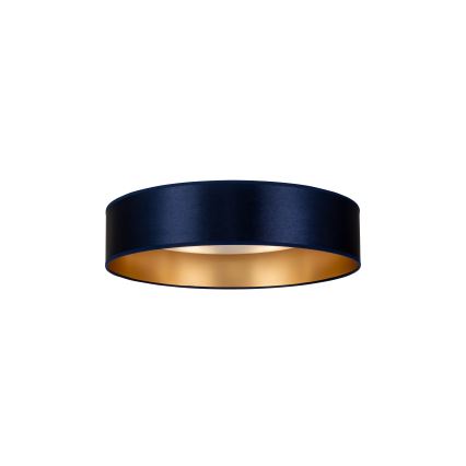 Duolla - Plafón LED ROLLER LED/24W/230V diá. 45 cm azul/dorado
