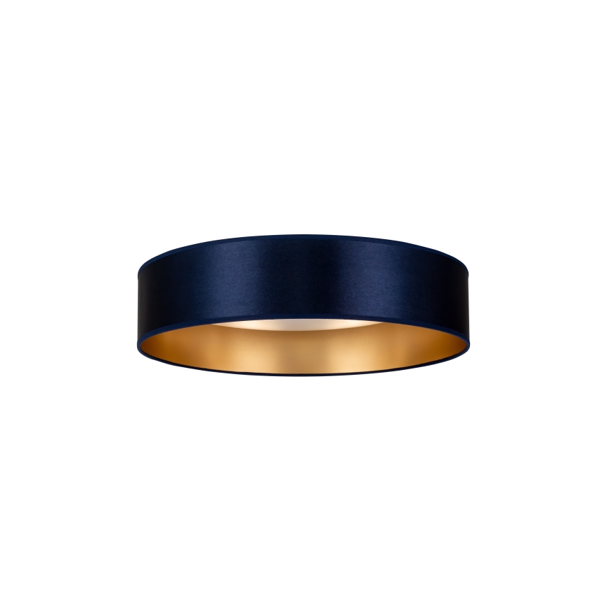 Duolla - Plafón LED ROLLER LED/24W/230V diá. 45 cm azul/dorado
