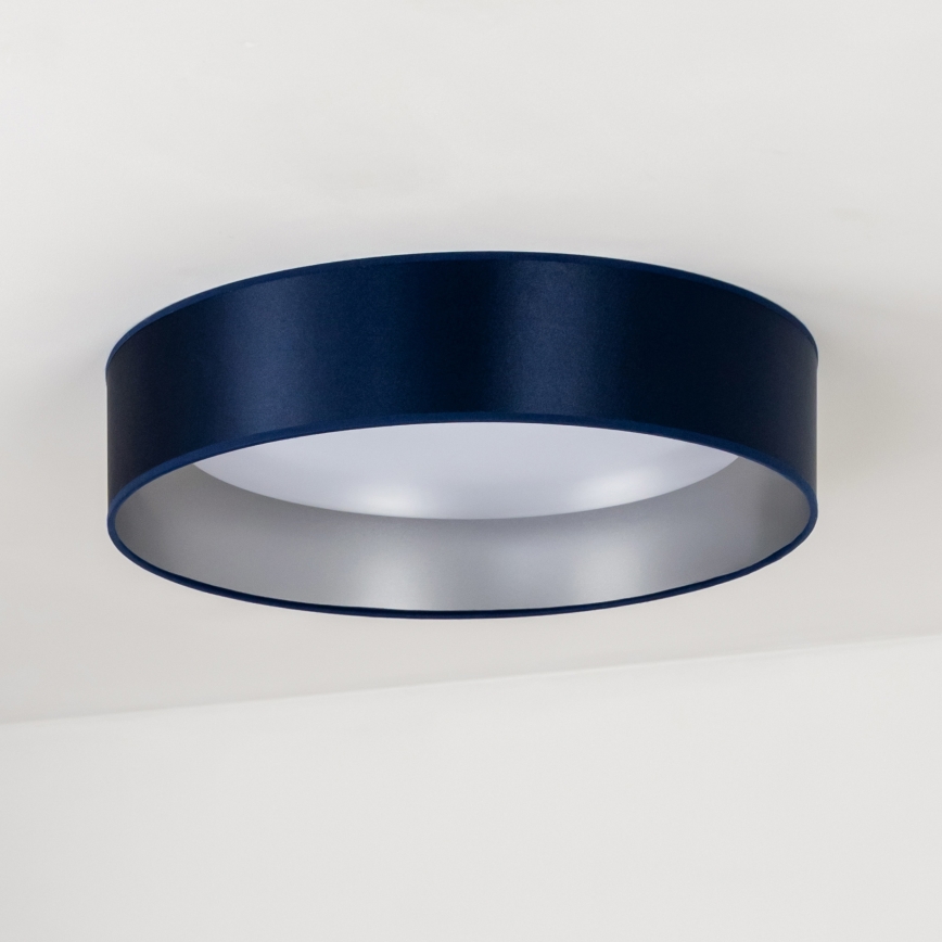 Duolla - Plafón LED ROLLER LED/24W/230V diá. 45 cm azul/plata