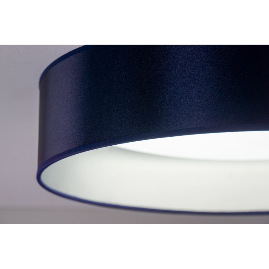 Duolla - Plafón LED ROLLER LED/24W/230V diá. 45 cm azul/plata