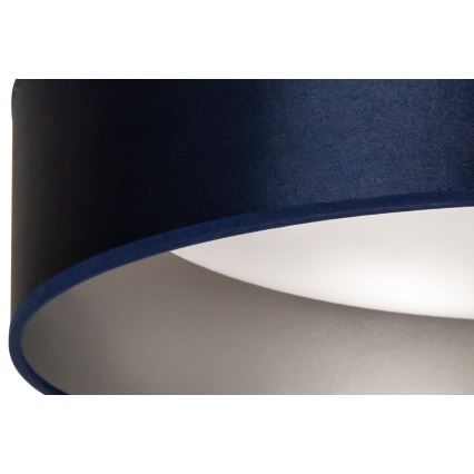Duolla - Plafón LED ROLLER LED/24W/230V diá. 45 cm azul/plata
