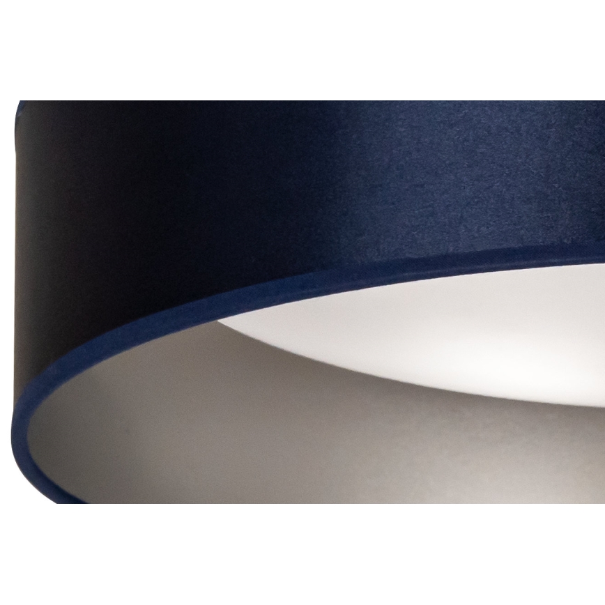 Duolla - Plafón LED ROLLER LED/24W/230V diá. 45 cm azul/plata