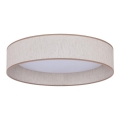 Duolla - Plafón LED ROLLER LED/24W/230V diá. 45 cm beige