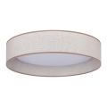 Duolla - Plafón LED ROLLER LED/24W/230V diá. 45 cm beige