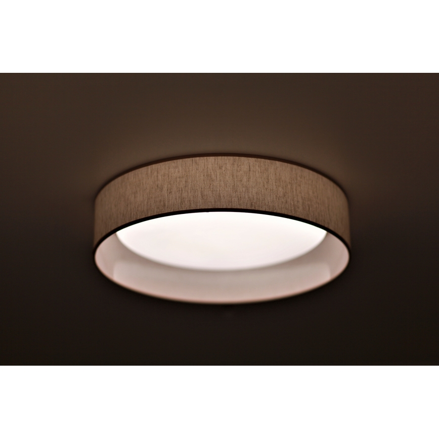 Duolla - Plafón LED ROLLER LED/24W/230V diá. 45 cm beige