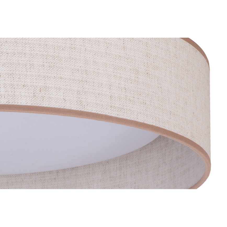 Duolla - Plafón LED ROLLER LED/24W/230V diá. 45 cm beige