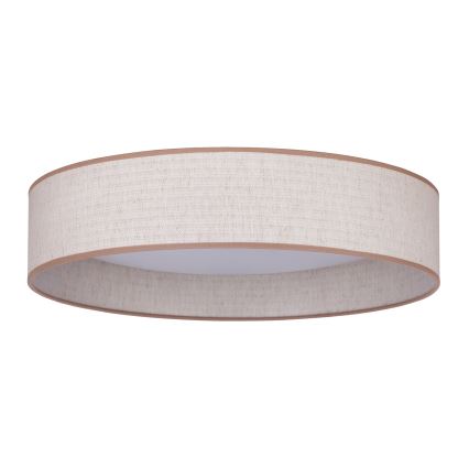 Duolla - Plafón LED ROLLER LED/24W/230V diá. 45 cm beige