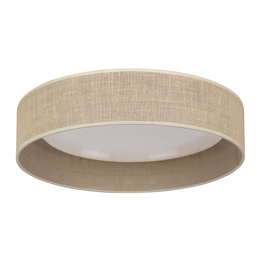 Duolla - Plafón LED ROLLER LED/24W/230V diá. 45 cm beige