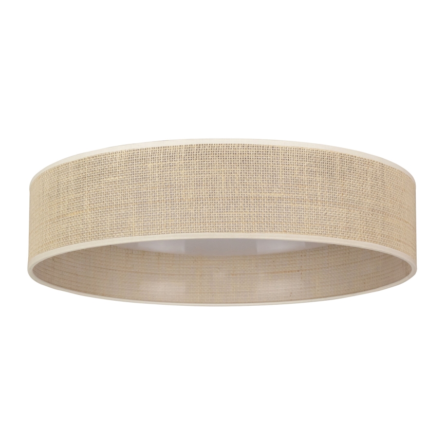 Duolla - Plafón LED ROLLER LED/24W/230V diá. 45 cm beige
