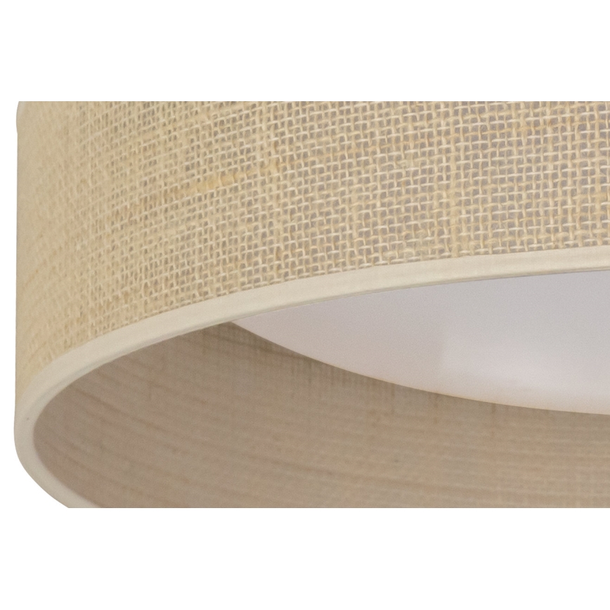 Duolla - Plafón LED ROLLER LED/24W/230V diá. 45 cm beige