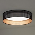 Duolla - Plafón LED ROLLER LED/24W/230V diá. 45 cm negro/cobre
