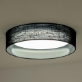 Duolla - Plafón LED ROLLER LED/24W/230V diá. 45 cm negro