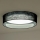 Duolla - Plafón LED ROLLER LED/24W/230V diá. 45 cm negro