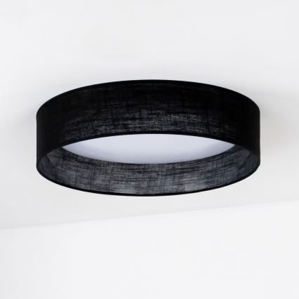 Duolla - Plafón LED ROLLER LED/24W/230V diá. 45 cm negro