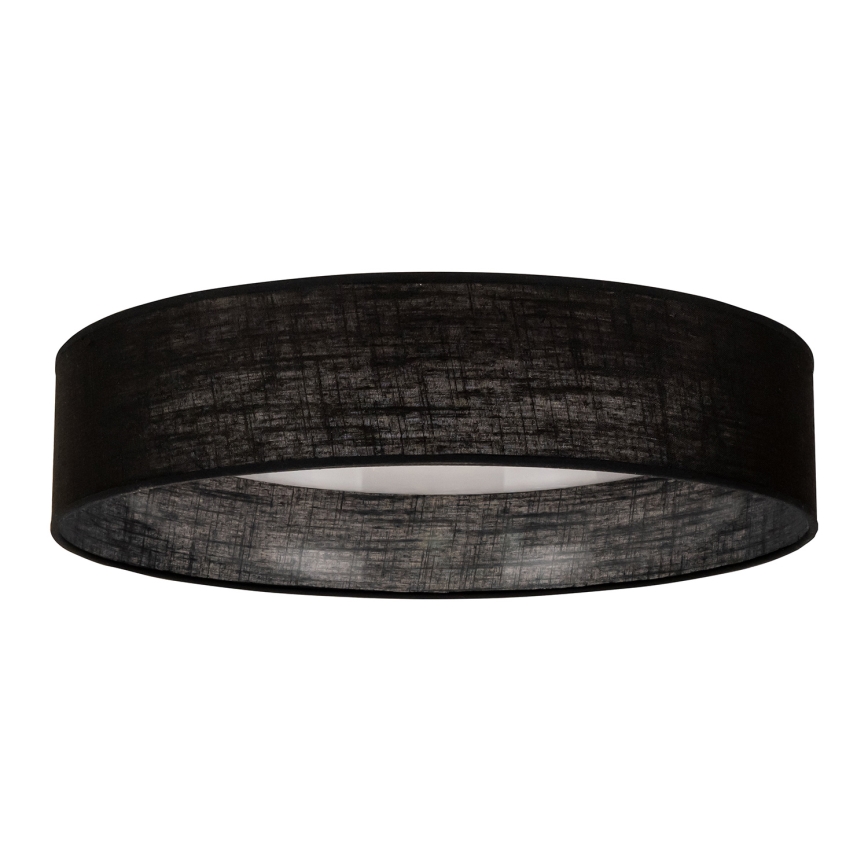 Duolla - Plafón LED ROLLER LED/24W/230V diá. 45 cm negro