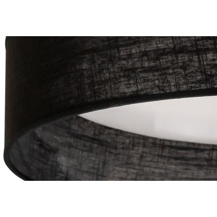Duolla - Plafón LED ROLLER LED/24W/230V diá. 45 cm negro