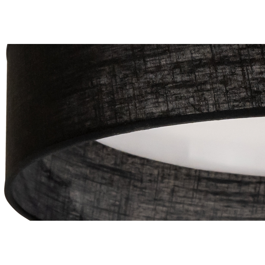 Duolla - Plafón LED ROLLER LED/24W/230V diá. 45 cm negro