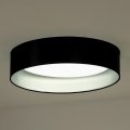 Duolla - Plafón LED ROLLER LED/24W/230V diá. 45 cm negro/plata