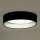 Duolla - Plafón LED ROLLER LED/24W/230V diá. 45 cm negro/plata