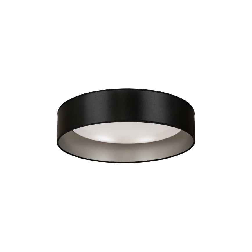Duolla - Plafón LED ROLLER LED/24W/230V diá. 45 cm negro/plata