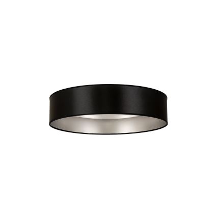 Duolla - Plafón LED ROLLER LED/24W/230V diá. 45 cm negro/plata
