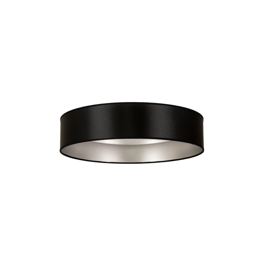 Duolla - Plafón LED ROLLER LED/24W/230V diá. 45 cm negro/plata