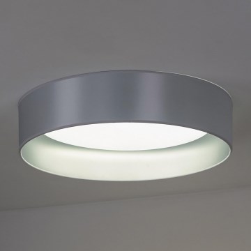 Duolla - Plafón LED ROLLER LED/24W/230V diá. 45 cm plata