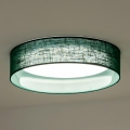 Duolla - Plafón LED ROLLER LED/24W/230V diá. 45 cm Verde