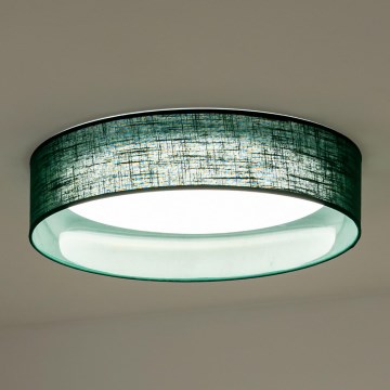 Duolla - Plafón LED ROLLER LED/24W/230V diá. 45 cm Verde