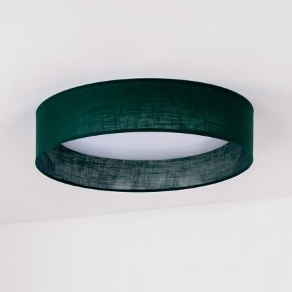 Duolla - Plafón LED ROLLER LED/24W/230V diá. 45 cm Verde