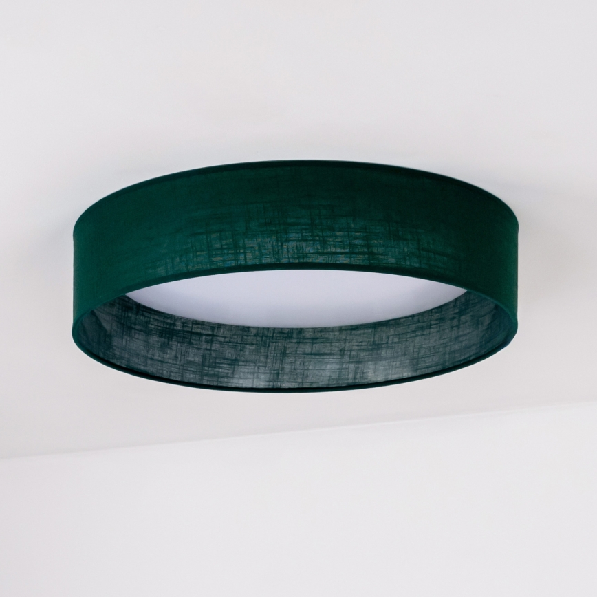 Duolla - Plafón LED ROLLER LED/24W/230V diá. 45 cm Verde