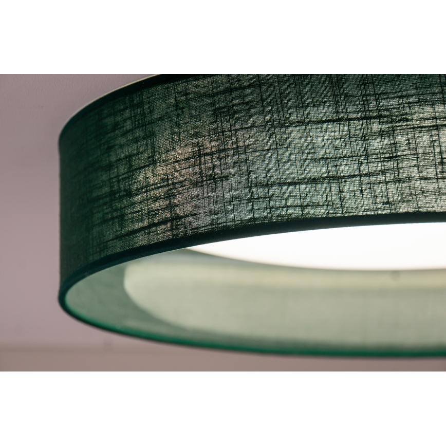 Duolla - Plafón LED ROLLER LED/24W/230V diá. 45 cm Verde