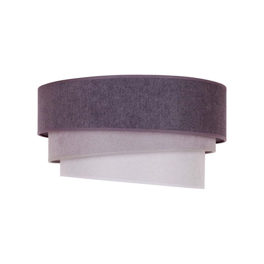 Duolla - Plafón TRIO 1xE27/15W/230V diá. 45 cm antracita/gris/blanco