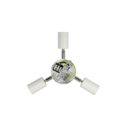 Duolla - Plafón YUTE TRIO 3xE27/15W/230V diá. 60 cm marrón/gris/beige