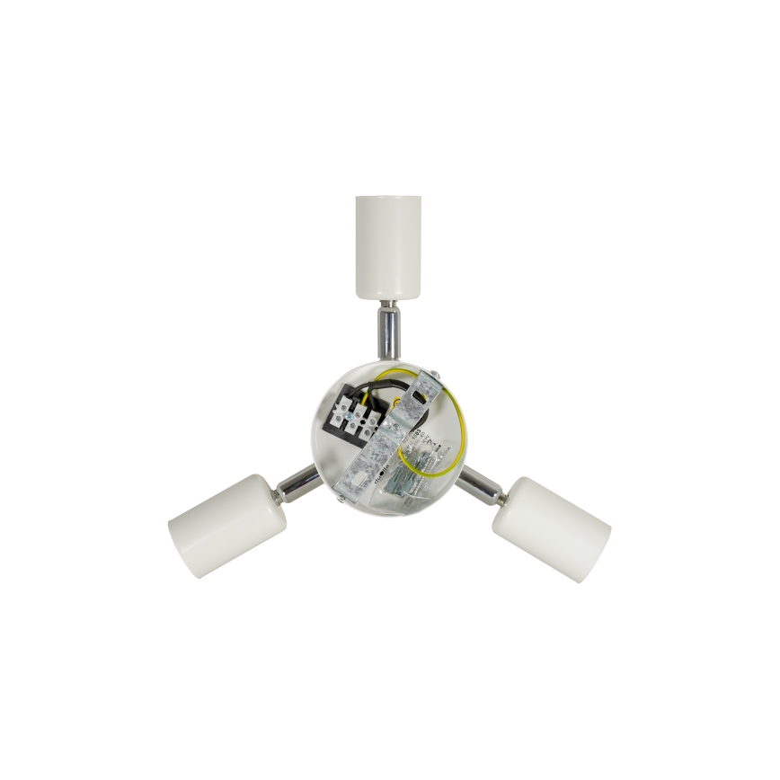 Duolla - Plafón YUTE TRIO 3xE27/15W/230V diá. 60 cm marrón/gris/beige