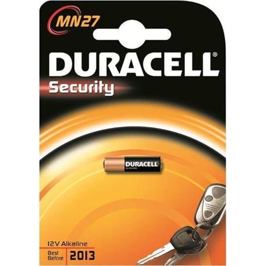 Duracell - 1 pz Batería alcalina MN27 12V 20 mAh