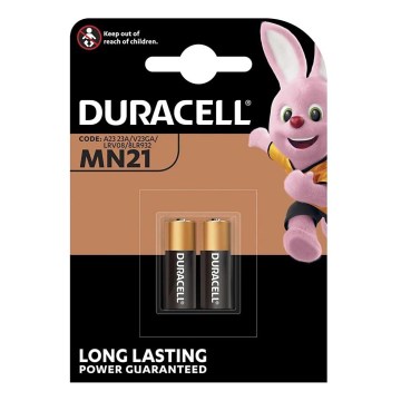 Duracell - 2 pz Batería alcalina MN21/A23 12V 50 mAh