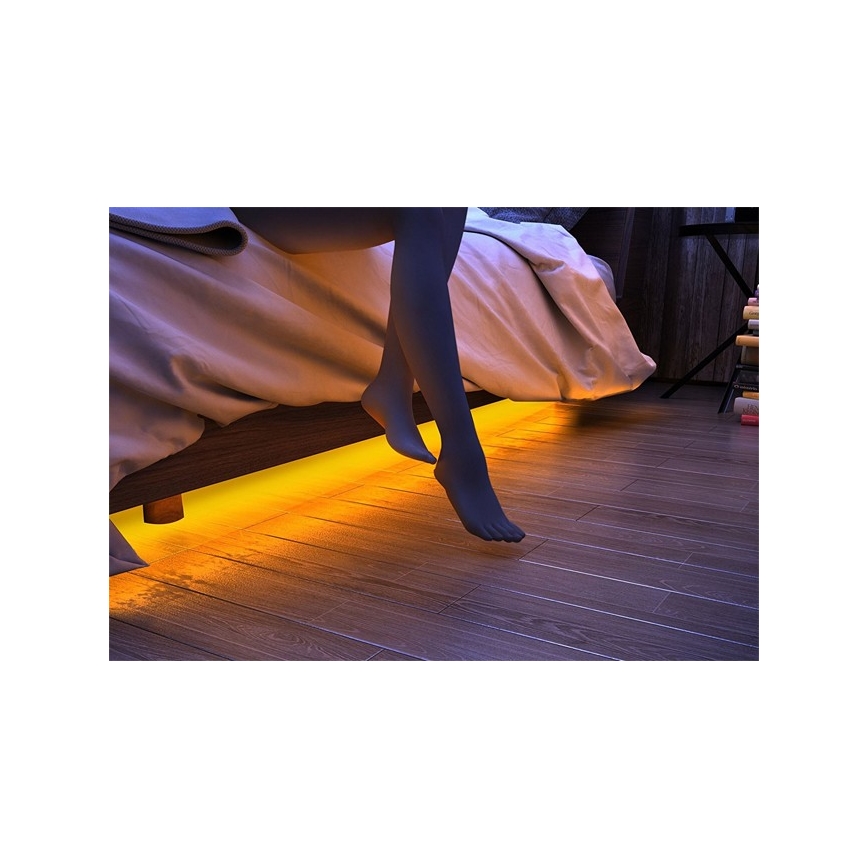Ecolite - SET de 2x cintas LED con sensor 1,2 m LED/3,6W/230V
