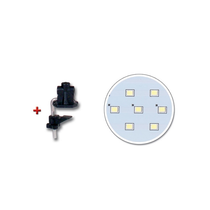Ecolite LBL1207-BI - LED Lámpara de mesa regulable MATRIX LED/10W/230V
