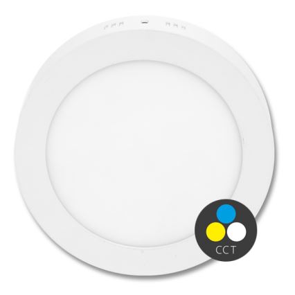 Plafón LED LADA LED/18W/230V 3000/4000/6000K diá. 22 cm blanco