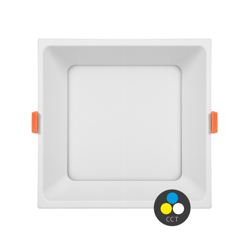 Lámpara empotrable LED TONY LED/36W/230V 3000/4000/6500K 22x22 cm blanco