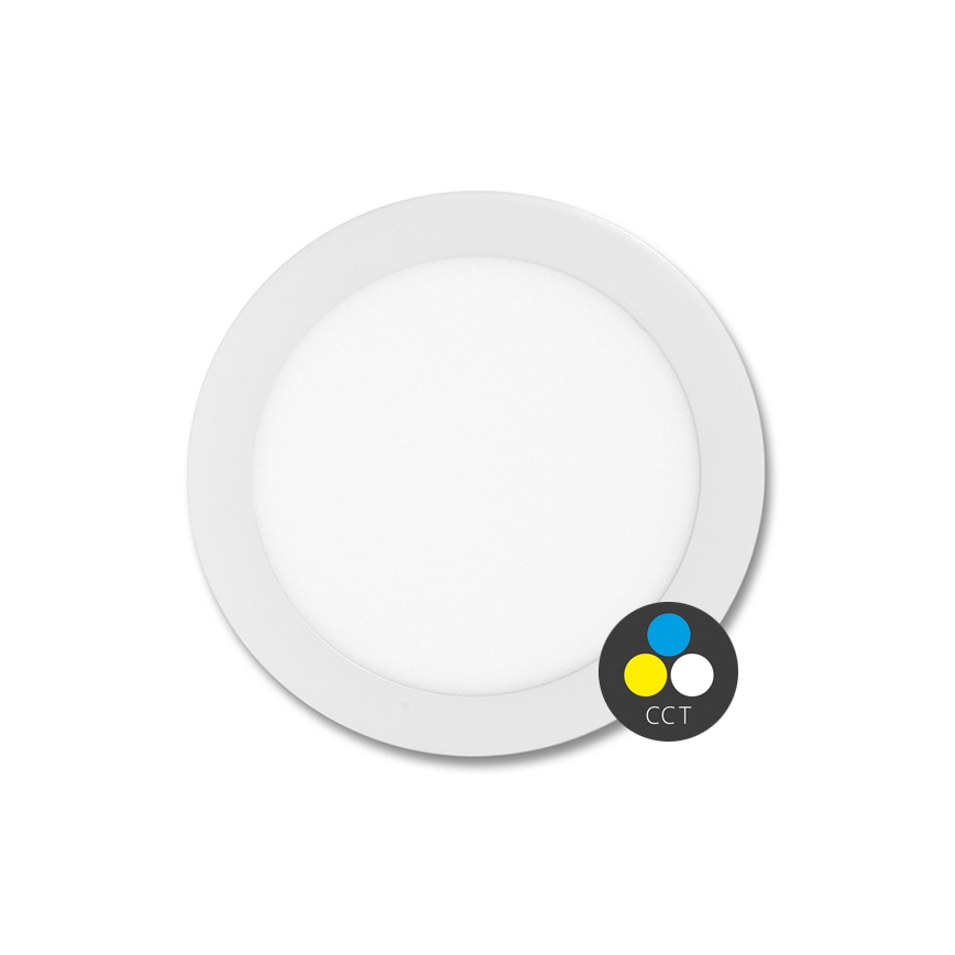 Lámpara empotrable de baño LED LADA LED/12W/230V 3000/4000/6000K diá. 17 cm IP44 blanco