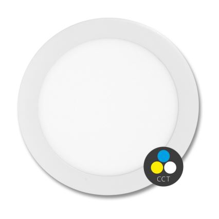Lámpara empotrable de baño LED LADA LED/18W/230V 3000/4000/6000K diá. 22 cm IP44 blanco