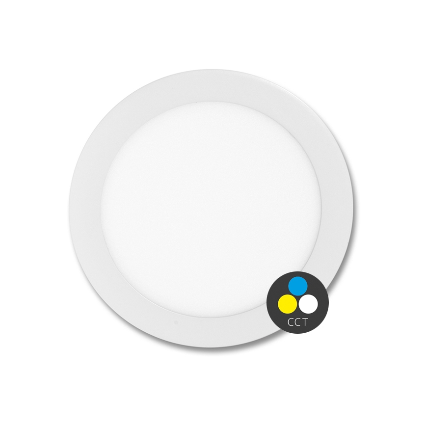 Lámpara empotrable de baño LED LADA LED/18W/230V 3000/4000/6000K diá. 22 cm IP44 blanco