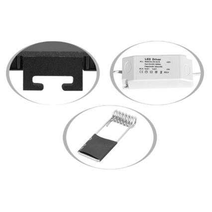 Lámpara empotrable de baño LED RAFA LED/25W/230V 3000/4000/6000K 30x30 cm IP44 blanco