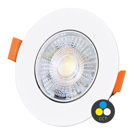 Lámpara empotrable LED regulable ZITA LED/3/5/7W/230V 3000/4000/6000K diá. 9 cm blanco