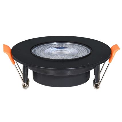Lámpara empotrable LED regulable ZITA LED/3/5/7W/230V 3000/4000/6000K diá. 9 cm negro