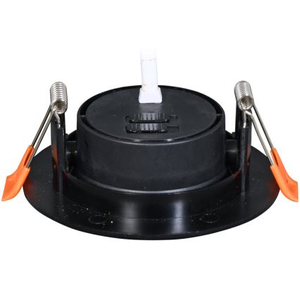 Lámpara empotrable LED regulable ZITA LED/3/5/7W/230V 3000/4000/6000K diá. 9 cm negro
