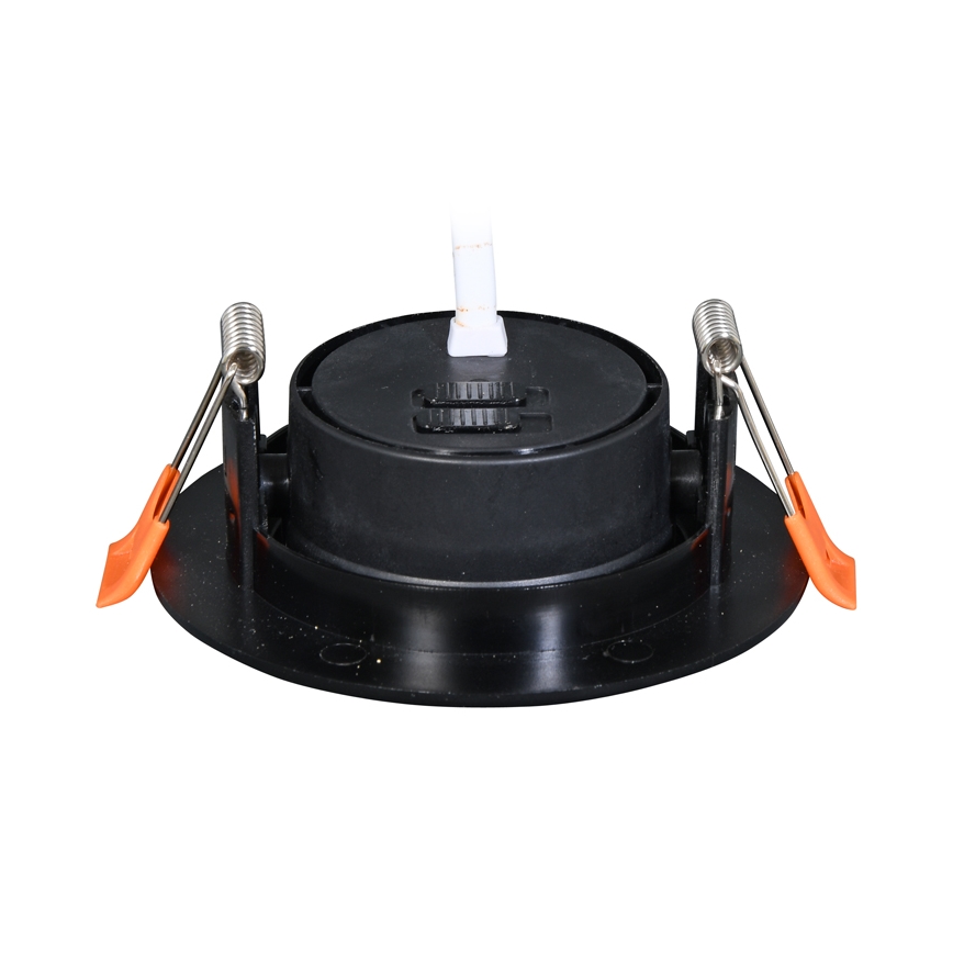 Lámpara empotrable LED regulable ZITA LED/3/5/7W/230V 3000/4000/6000K diá. 9 cm negro